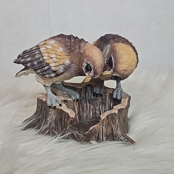 Owl Figurine Hamilton Collection A Touch of Affection - Picture 1 of 4
